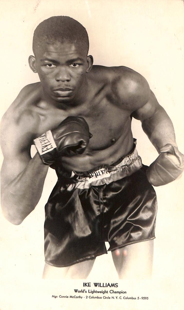 IKE WILLIAMS PHOTO ORIGINALE DE BOXE (ORIGINAL BOXING PHOTO)