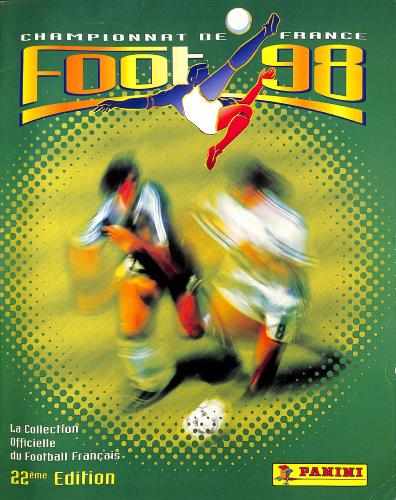 ALBUM PANINI CHAMPIONNAT DE FRANCE 1998