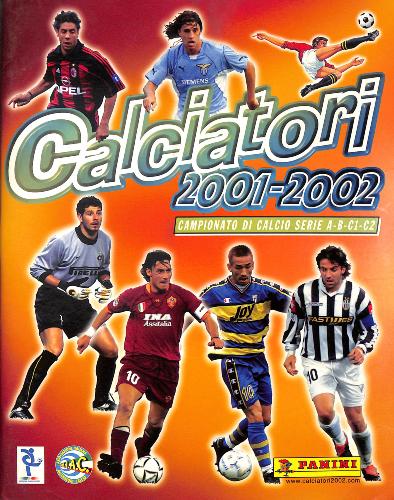 ALBUM PANINI COMPLET CALCIATORI 2001-2002