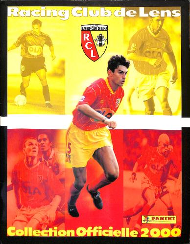 ALBUM PANINI COMPLET RACING CLUB DE LENS COLLECTION OFFICIELLE 2000