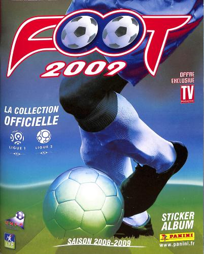 ALBUM PANINI VIDE CHAMPIONNAT DE FRANCE 2008-2009