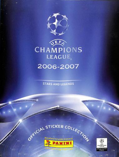 ALBUM PANINI VIDE CHAMPIONS LEAGUE 2006-2007