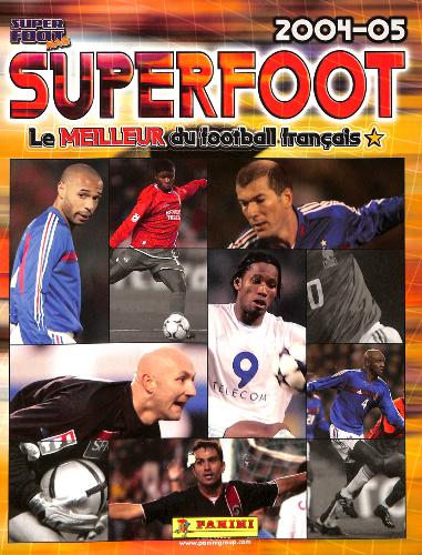 ALBUM PANINI INCOMPLET SUPERFOOT 2004/2005