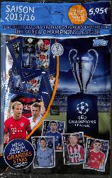 ALBUM PANINI VIDE CHAMPIONS LEAGUE 2015-16 + 10 PAQUETS