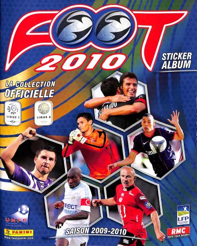 ALBUM PANINI VIDE CHAMPIONNAT DE FRANCE 2009-2010